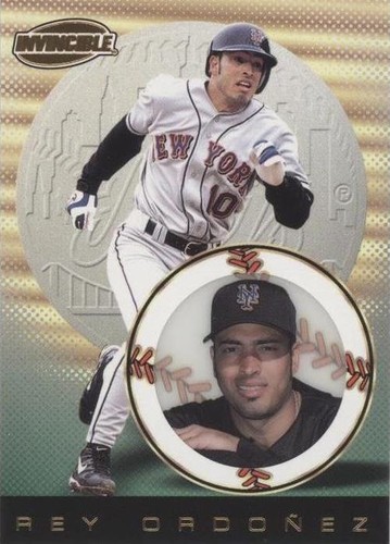 1999 Pacific Invincible - Rey Ordonez #96