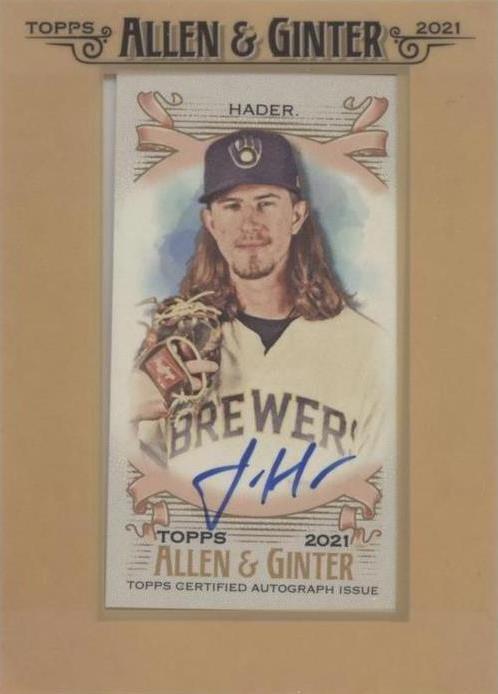 2021 Topps Allen & Ginter's - Josh Hader #FMA-JH