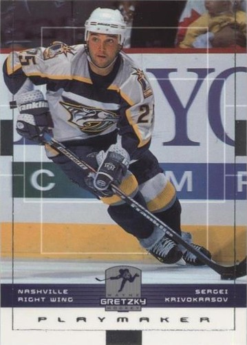 1999-00 Upper Deck Wayne Gretzky Hockey - Sergei Krivokrasov #91