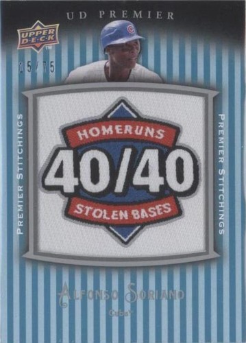 2008 UD Premier - Alfonso Soriano #PSTI-AS