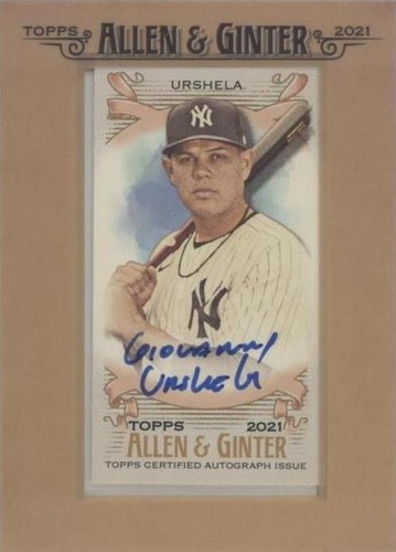 2021 Topps Allen & Ginter's - Gio Urshela #FMA-GU