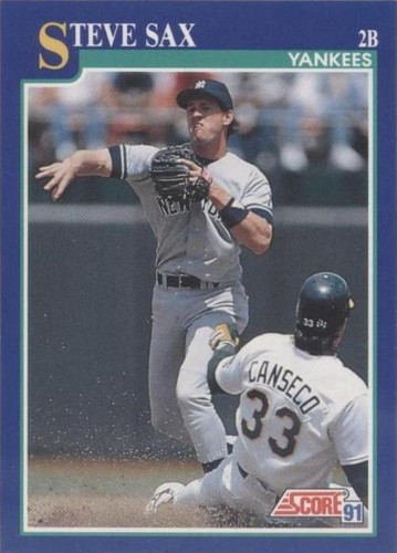 1991 Score - Steve Sax #32