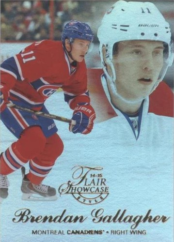2014-15 Fleer Showcase - Brendan Gallagher #17