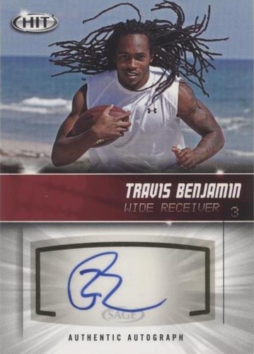 2012 SAGE Hit Travis Benjamin #A84