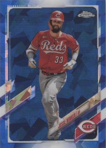 2021 Topps Chrome Sapphire Edition - Jesse Winker #281