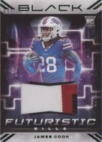 2022 Panini Black James Cook #FUT-JCO