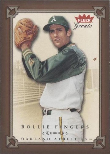 2004 Fleer Greats of the Game - Rollie Fingers #133