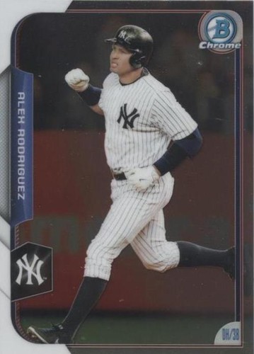 2015 Bowman Chrome - Alex Rodriguez #156