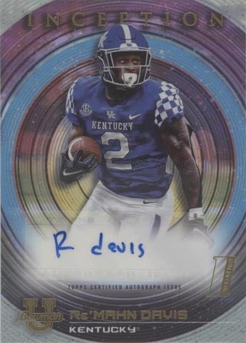 2022-23 Bowman Inception University Ray Davis #BIA-RDS