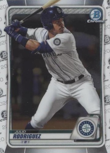 2021 Bowman JULIO RODRIGUEZ Chrome GREEN REFRACTOR 92/99