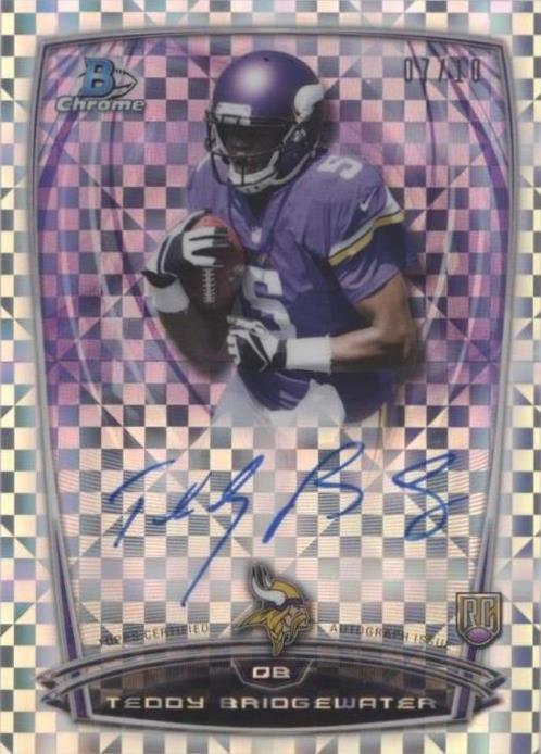 2014 Bowman Chrome Teddy Bridgewater #RCRA-TB