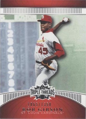 2010 Topps Triple Threads - Bob Gibson #119