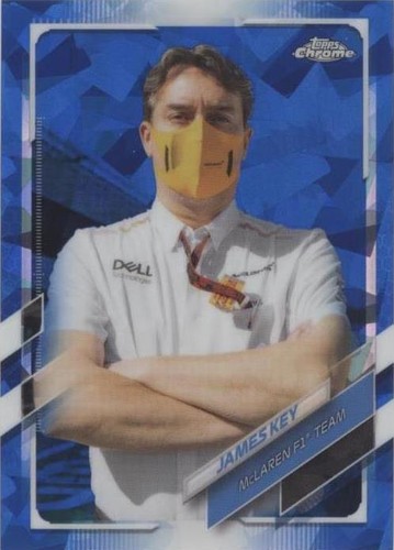 2021 Topps Chrome Sapphire Edition Formula 1 - James Key #87