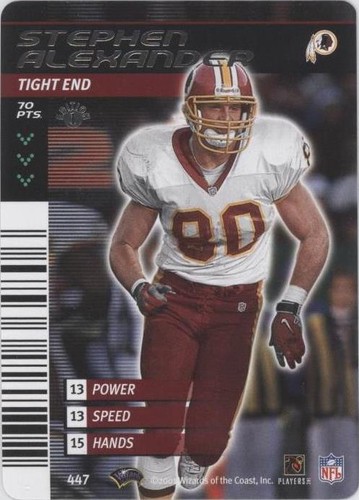 2001-02 NFL Showdown 1st Edition Stephen Alexander #447