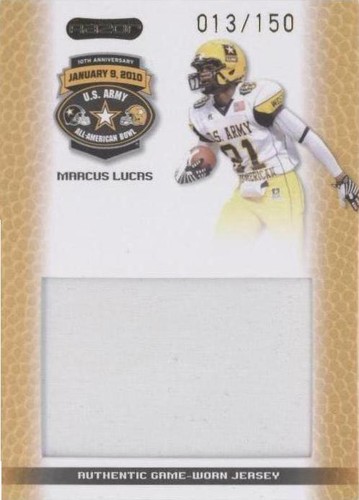 2010 Razor U.S. Army All-American Bowl Marcus Lucas #JS-ML2