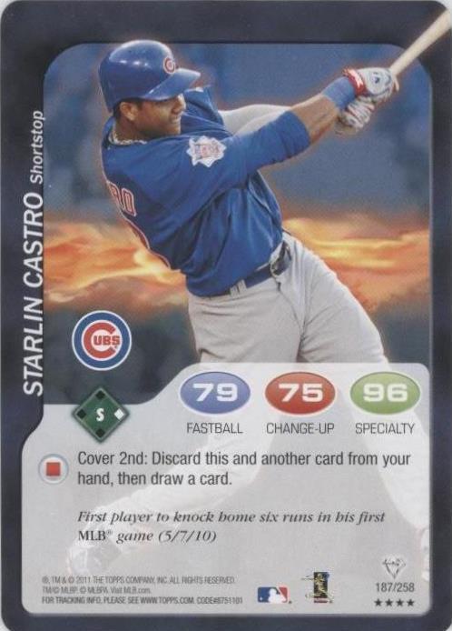 2011 Topps Attax - Starlin Castro #187