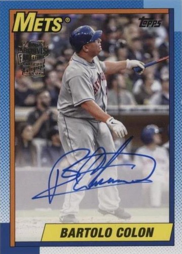 2023 Topps Archives - Bartolo Colon #90FF-BC