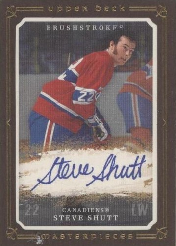 2008-09 Upper Deck Masterpieces - Steve Shutt #MB-SS