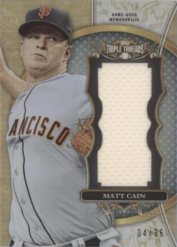 2013 Topps Triple Threads - Matt Cain #TTUJR-MCA2