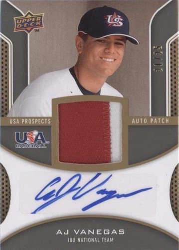 2009 Upper Deck Signature Stars - A.J. Vanegas #USA-AV