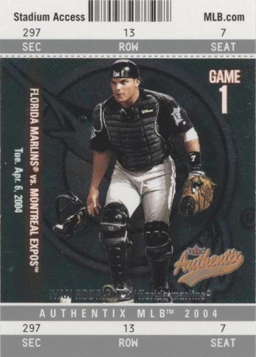 2004 Fleer Authentix - Ivan Rodriguez #25