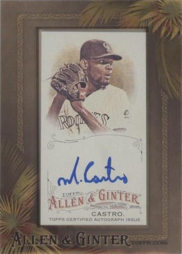 2016 Topps Allen & Ginter - Miguel Castro #AGA-MCA
