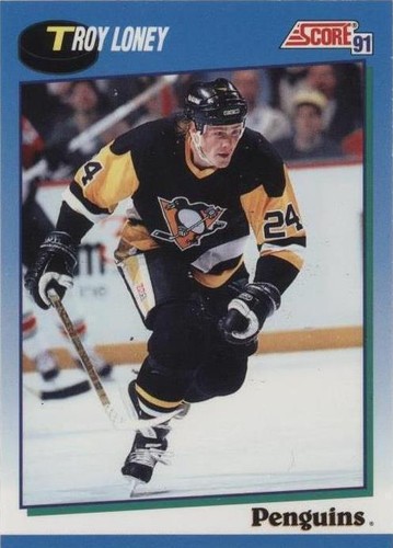 1991-92 Score Canadian - Troy Loney #522