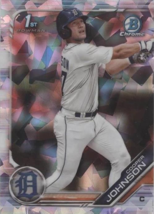 2019 Bowman Chrome Draft Sapphire Edition - Cooper Johnson #BDC-200