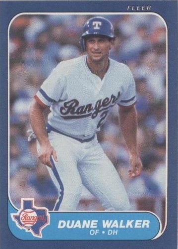1986 Fleer - Duane Walker #574