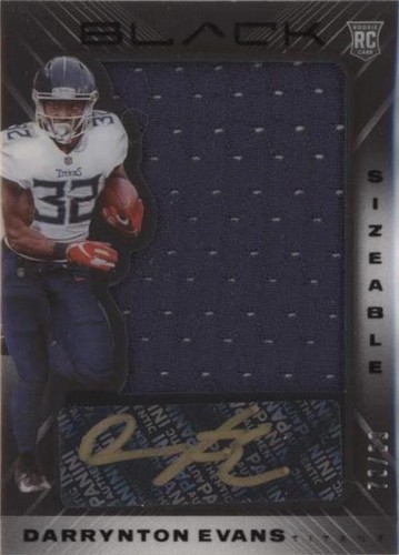 2020 Panini Black Darrynton Evans #SS-DEV