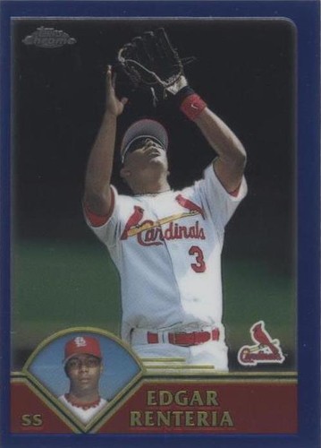 2003 Topps Chrome - Edgar Renteria #50