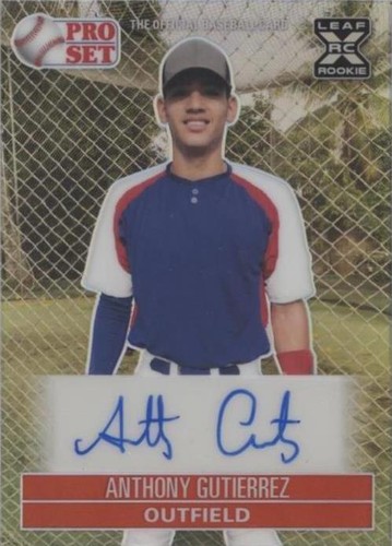 2021 Leaf Pro Set Metal - Anthony Gutierrez #PS1-AG2