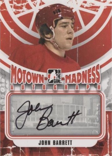 2012-13 In the Game Motown Madness - John Barrett #A-JB