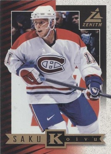 1997-98 Pinnacle Zenith - Saku Koivu #26