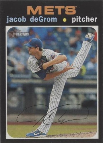 2020 Topps Heritage High Number - Jacob deGrom #702