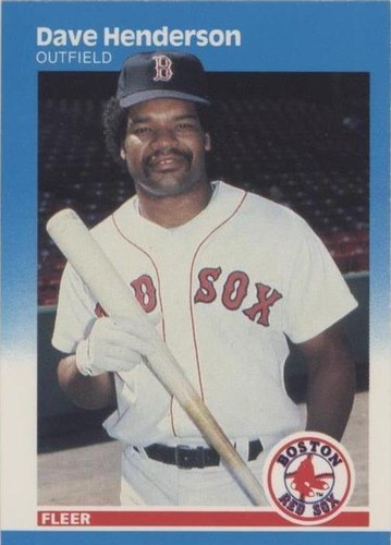 1987 Fleer - Dave Henderson #36