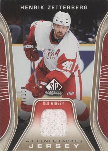 2006-07 SP Game Used Edition - Henrik Zetterberg #AF-HZ