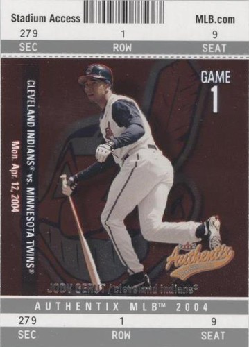 2004 Fleer Authentix - Jody Gerut #3