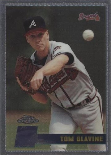 1996 Topps Chrome - Tom Glavine #105