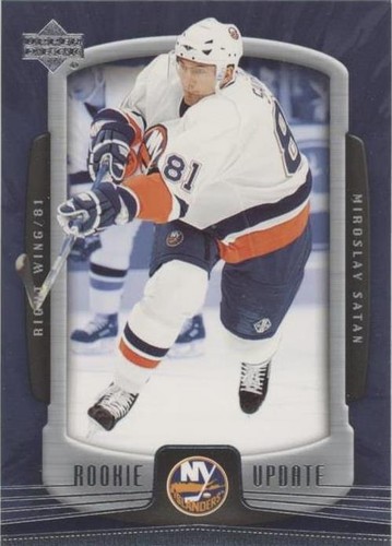 2005-06 Upper Deck Rookie Update - Miroslav Satan #61