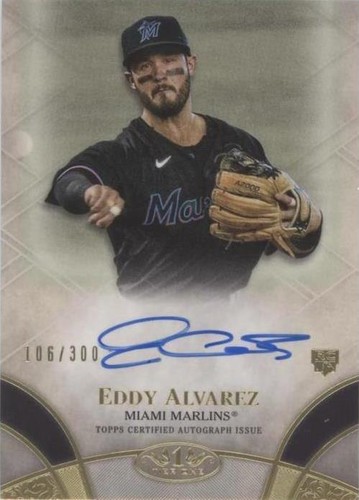 2021 Topps Tier One - Eddy Alvarez #BOA-EA