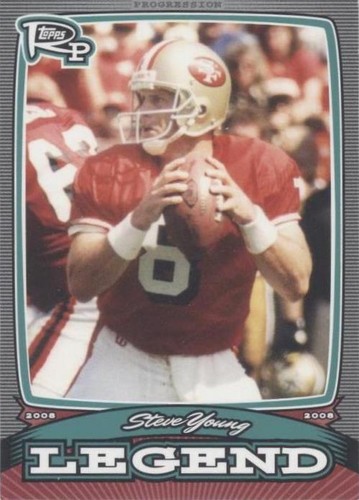 2008 Topps Rookie Progression Steve Young #PL-SY