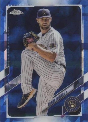 2021 Topps Chrome Update Series Sapphire Edition - Adrian Houser #US55
