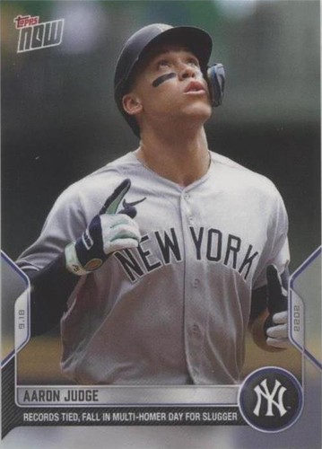 Aaron Judge 60th Home Run Of The Season 2022 MLB TOPPS NOW