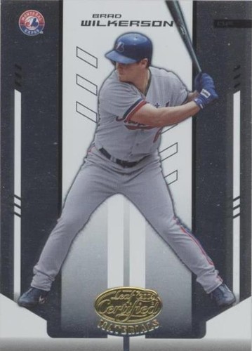 2004 Leaf Certified Materials - Brad Wilkerson #23