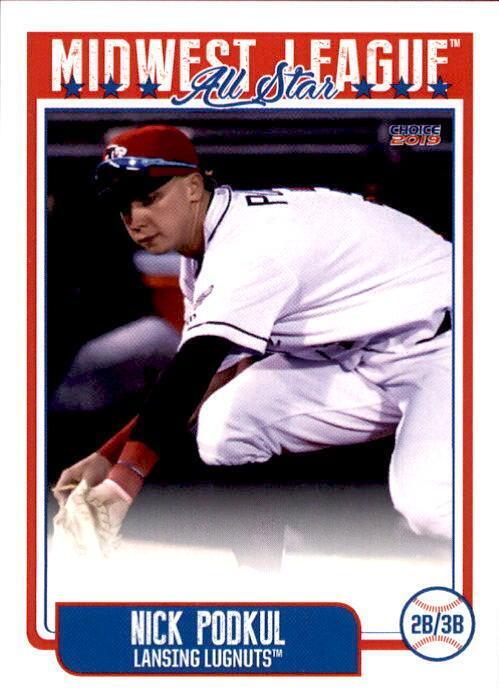 2019 Choice Midwest League All-Stars - Nick Podkul #27