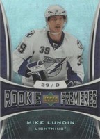 2007-08 Upper Deck Trilogy - Mike Lundin #177