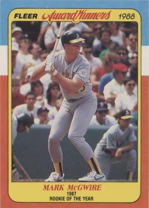 Ganadores del Premio Fleer 1988 - Mark McGwire #24