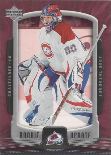 2005-06 Upper Deck Rookie Update - Jose Theodore #22