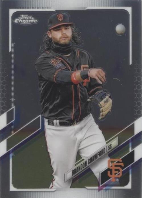 2021 Topps Chrome - Brandon Crawford #65